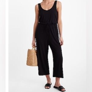 Express wide leg sleeveless jumpsuit